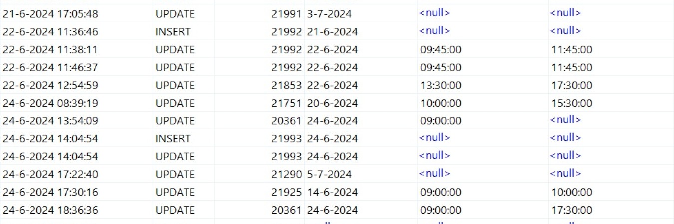 Logging en meer - Toekomstige nieuwe functies